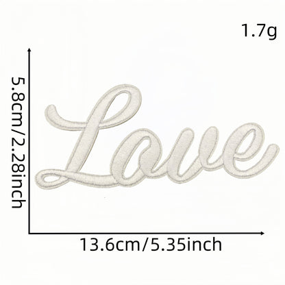 word pray jesus love faith patch