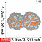 cheer pom patches 5pcs a set