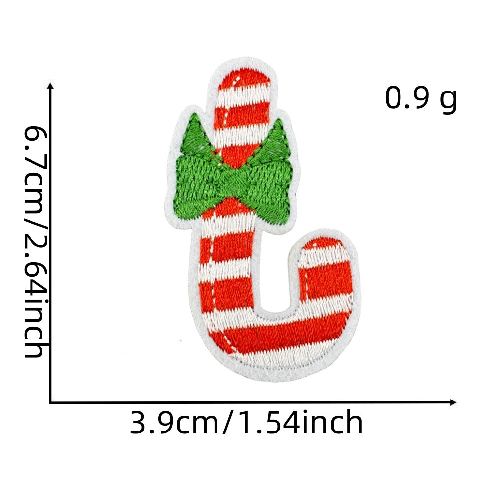 christmas santa snowman holiday patches
