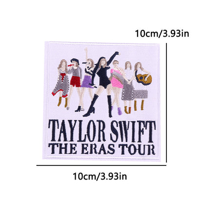 pink letter saying ironing embroidery patch - Clpatch