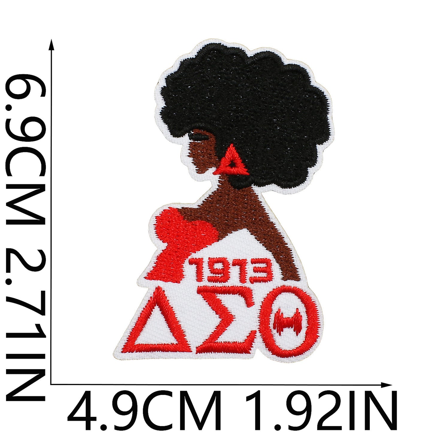 Personalized alphabet ironing bag patch