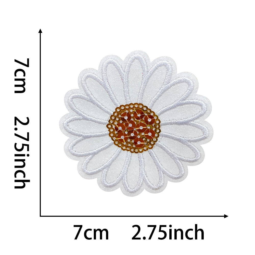 Natural Style Plant Flower Monstera Rose Sunflower Cactus DIY Patch