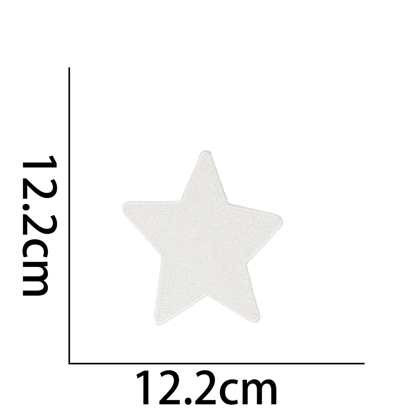 10-Color sequined star patch