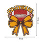 Fashion football sport bow patch ironing
