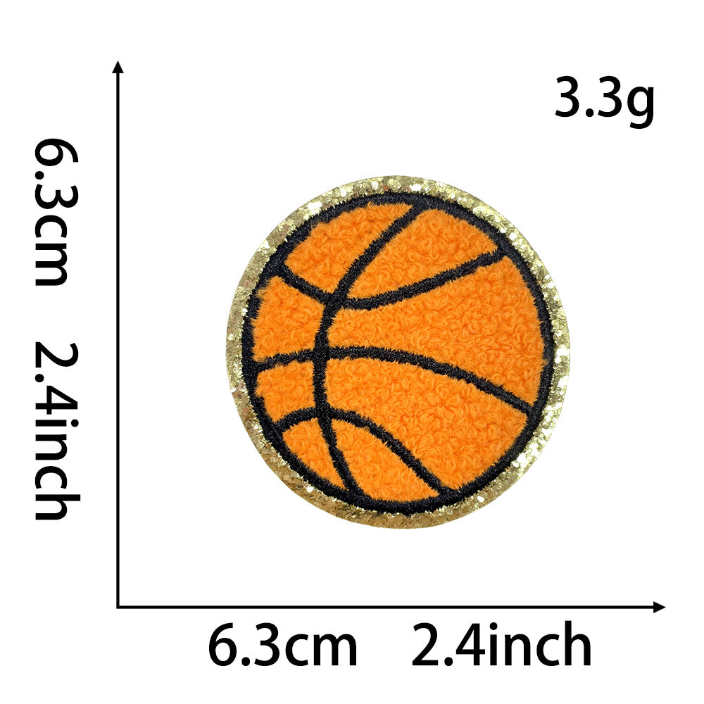 Heart Basketball Chenier Patch