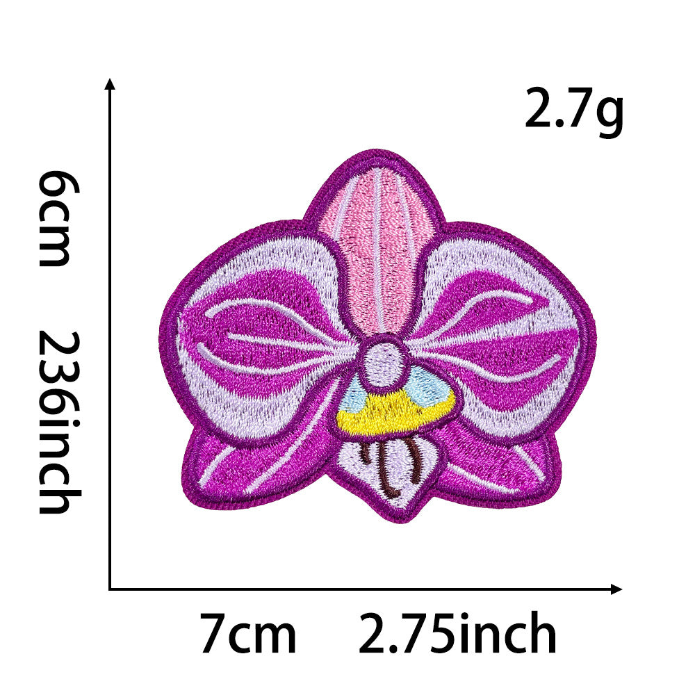 Natural Style Plant Flower Monstera Rose Sunflower Cactus DIY Patch