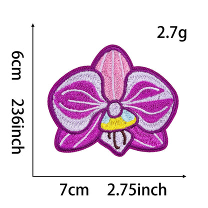 Natural Style Plant Flower Monstera Rose Sunflower Cactus DIY Patch