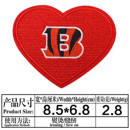 football team embroidery iron on patches - Clpatch