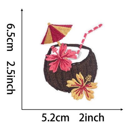 12 summer sequins drink patches