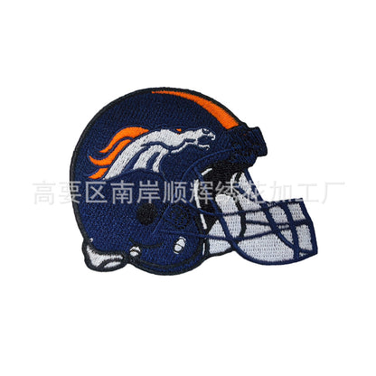 Football Embroidery Cloth Patch NFL team Helmet Patch - Clpatch