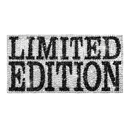 Rhinestone  LINITED EDITION Iron on patches