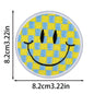 Smiley face round patch