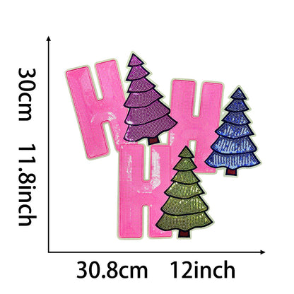 Grinch Christmas santa Large OH SNAP Sequin