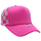 truck cap outdoor leisure visor American fashion breathable sun protection plaid baseball cap