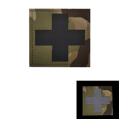 International Rescue Medical First Aid Red Cross Badge Rescue Snake Embroidery PVC Arm Velcro Morale Badge