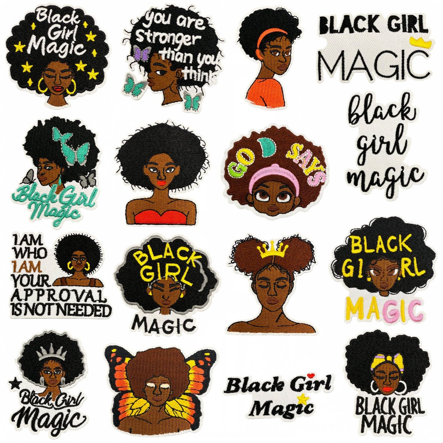 Black girl patches