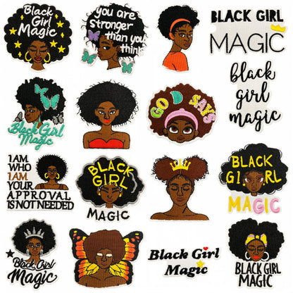 Black girl patches