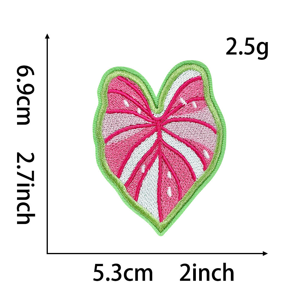 Natural Style Plant Flower Monstera Rose Sunflower Cactus DIY Patch