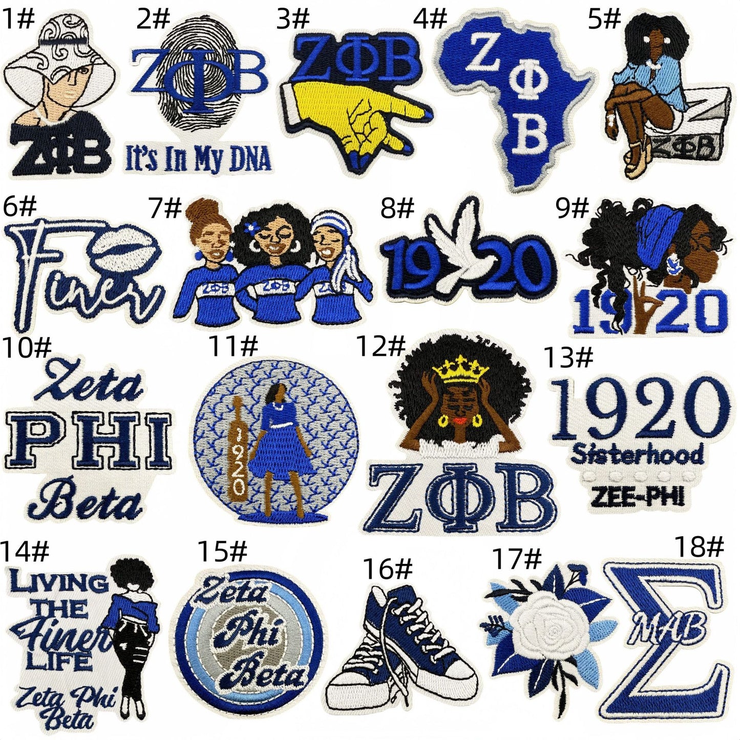 New Sisterhood Badge Embroidery Cloth Sticker Fashion Computer Embroidery Label Cartoon Character Patch Sticker Price Discount