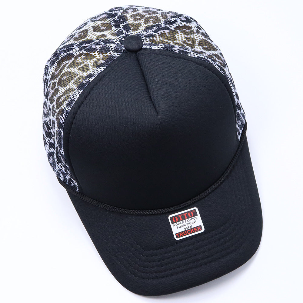 truck cap outdoor leisure visor American fashion breathable sun protection plaid baseball cap