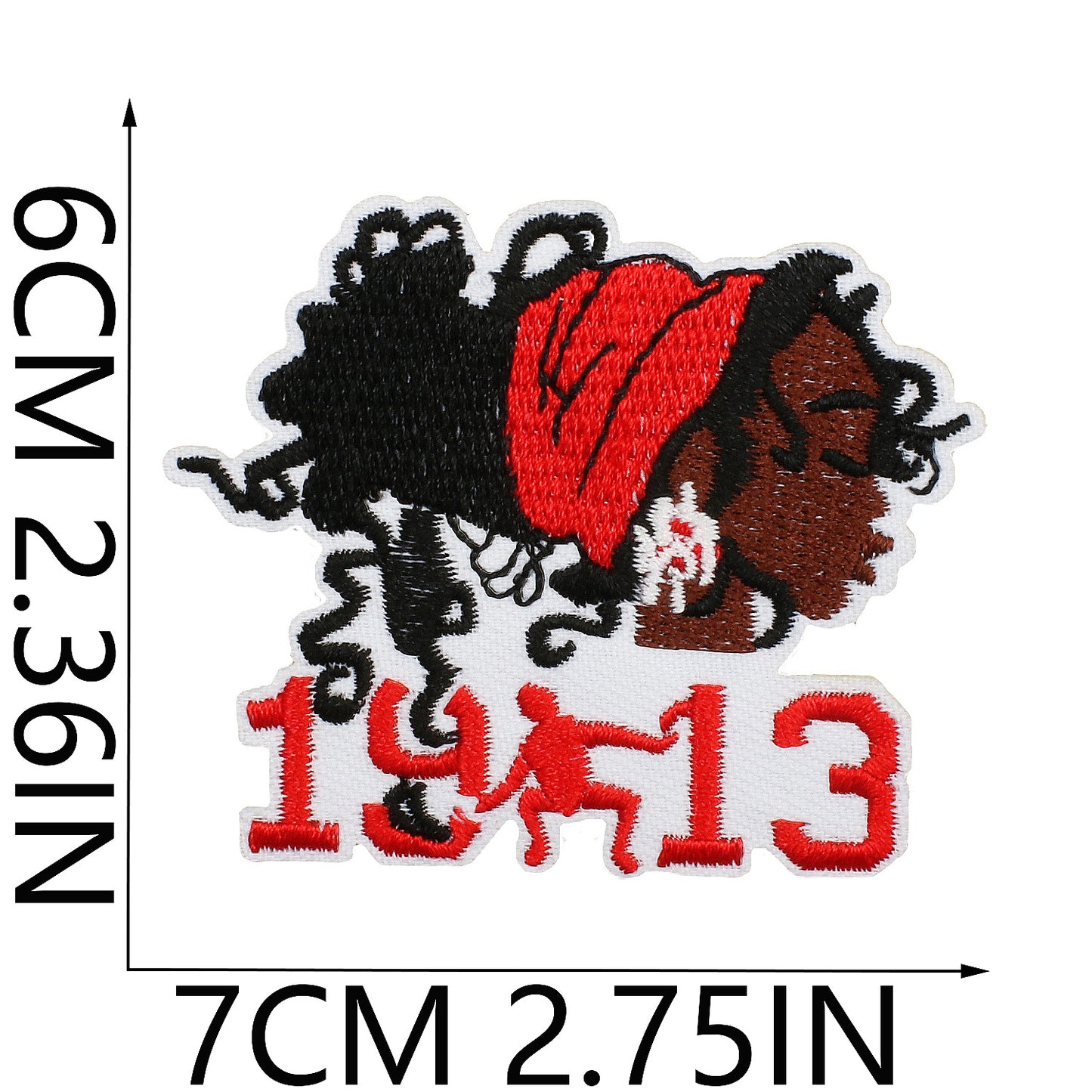 Personalized alphabet ironing bag patch