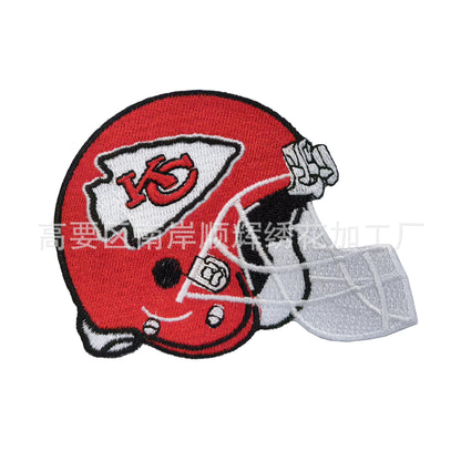 Football Embroidery Cloth Patch NFL team Helmet Patch - Clpatch