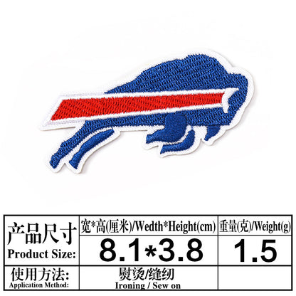 football team embroidery iron on patches - Clpatch