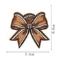 Fashion football sport bow patch ironing