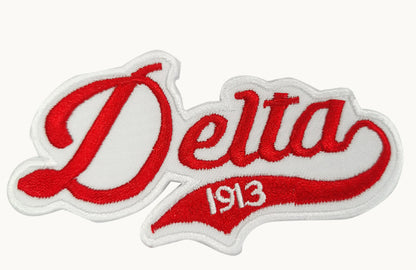 Wholesale Greek DST Sorority Embroidery Logo 1913 Patch - Clpatch