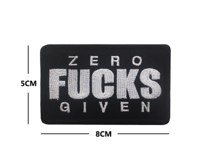 Personalized English embroidered armband backpack Velcro morale patches