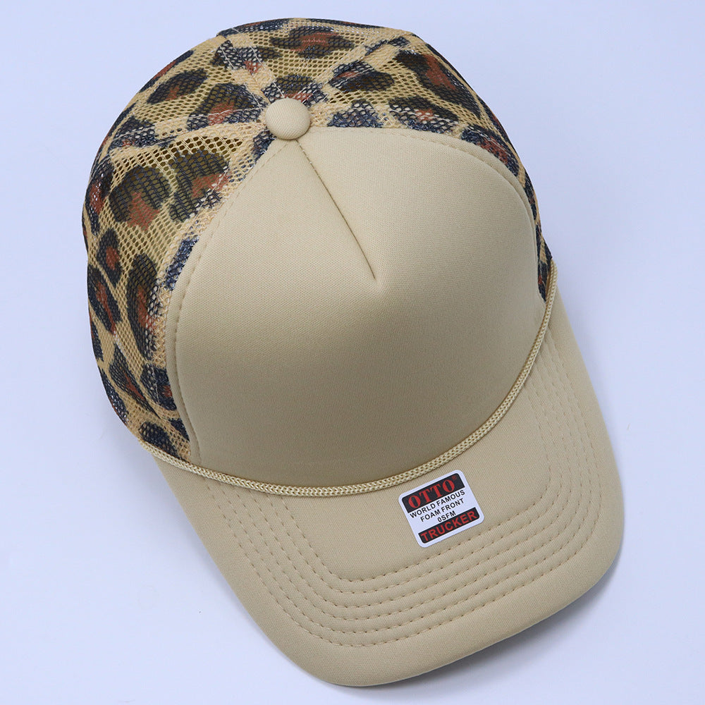 truck cap outdoor leisure visor American fashion breathable sun protection plaid baseball cap
