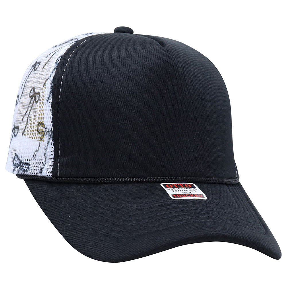 truck cap outdoor leisure visor American fashion breathable sun protection plaid baseball cap