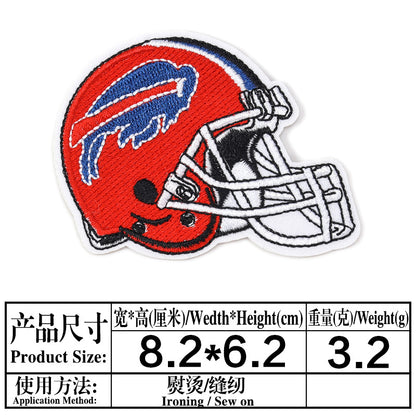 football team embroidery iron on patches - Clpatch
