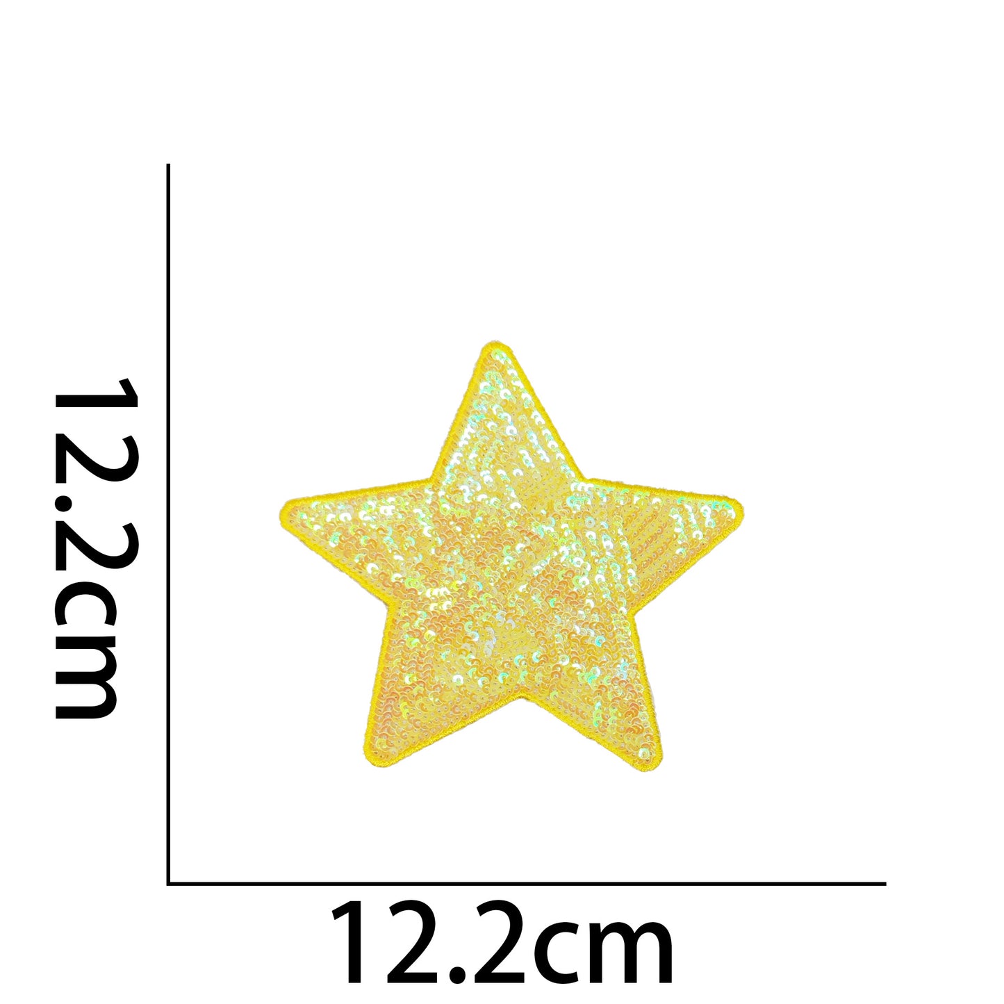 10-Color sequined star patch