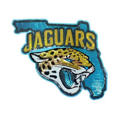 Jaguars sequin patches