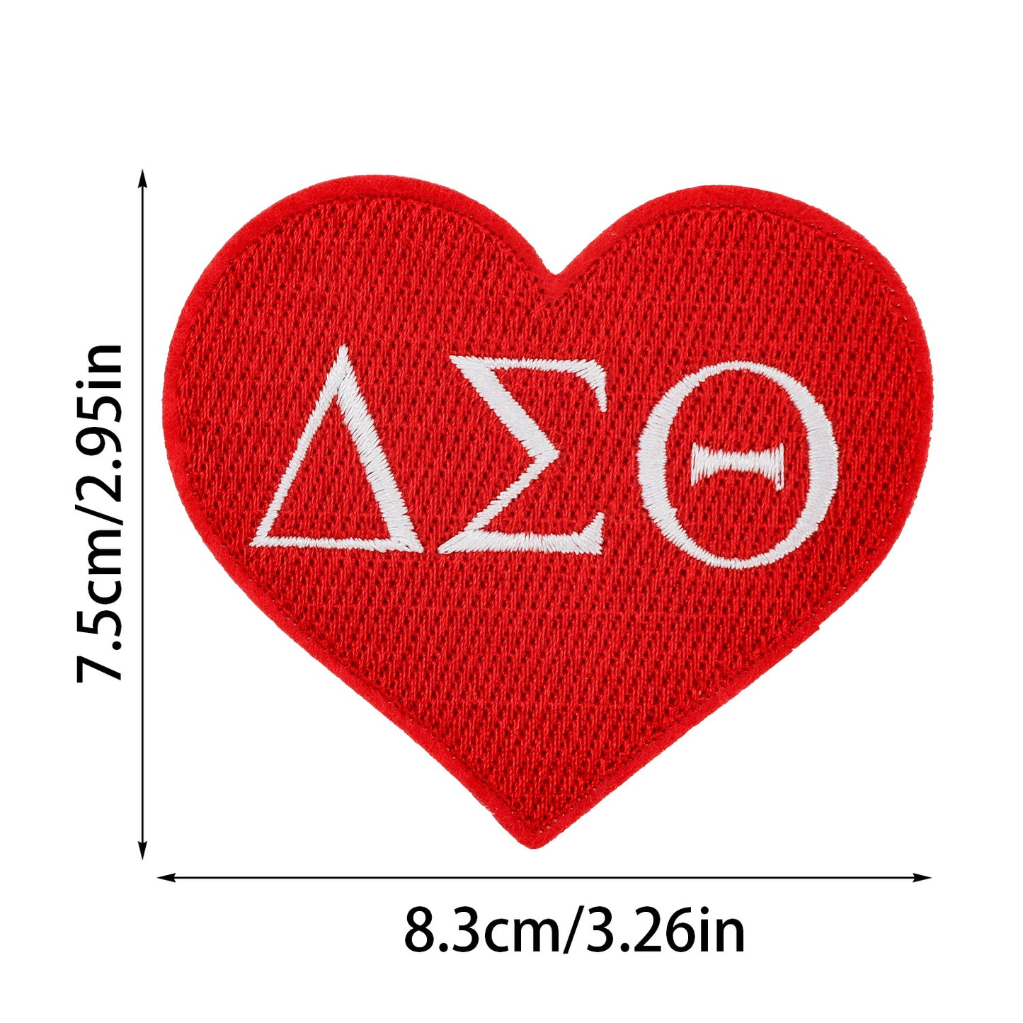 Smiley face round patch