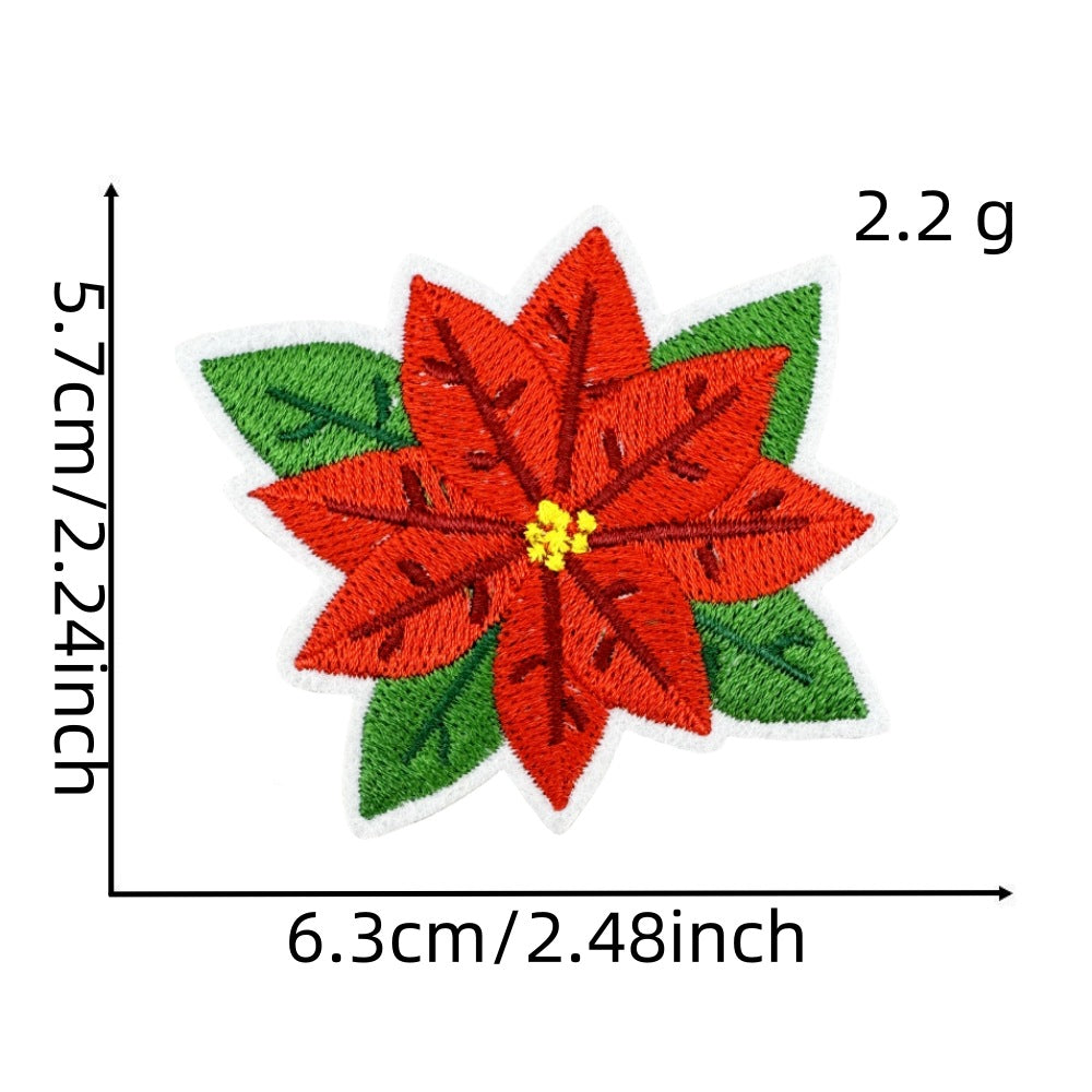 christmas santa snowman holiday patches