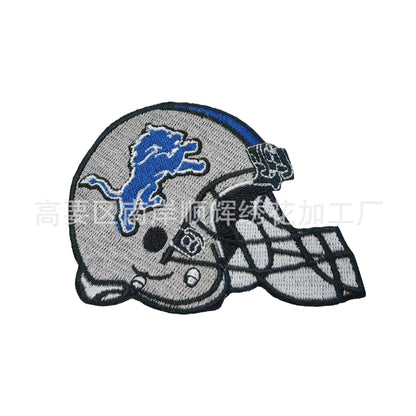 Football Embroidery Cloth Patch NFL team Helmet Patch - Clpatch