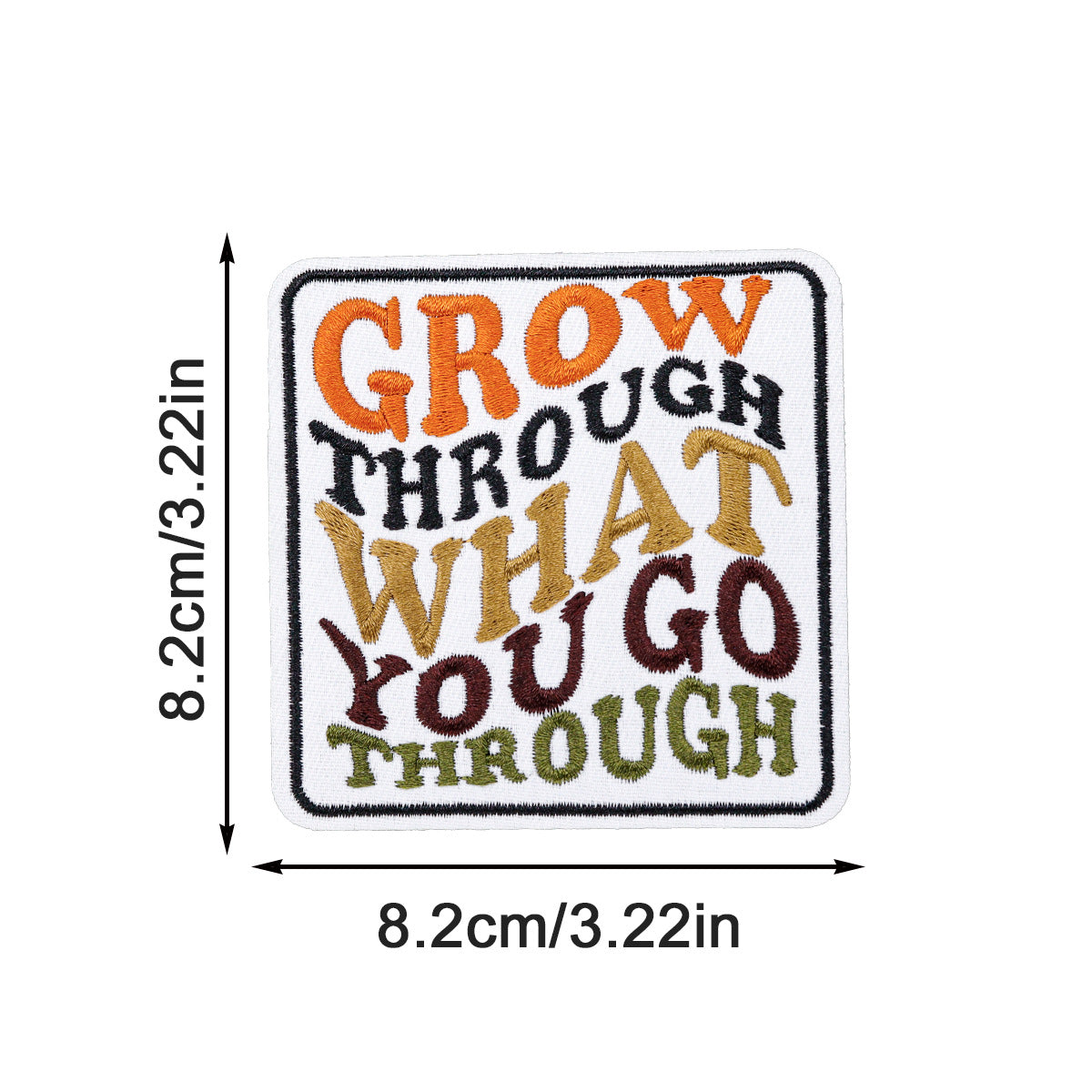 inspirational words  patch