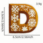 Christmas new 26 English letters patch
