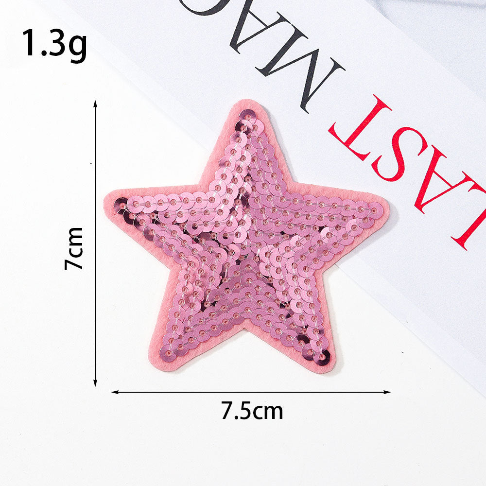sequin star patch