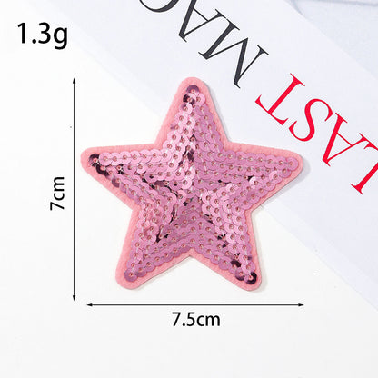 sequin star patch