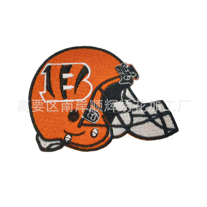 Football Embroidery Cloth Patch NFL team Helmet Patch - Clpatch