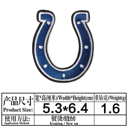 football team embroidery iron on patches - Clpatch