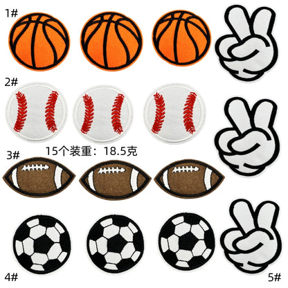 Sports Baseball Sports Basketball Patch