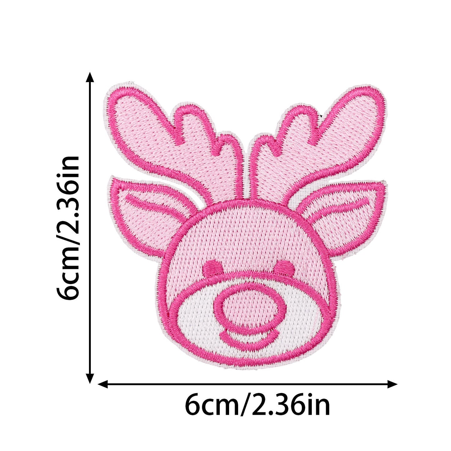 Pink Christmas Patch