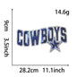football team logo game day embroidery cloth sticker large cloth sticker DIY large