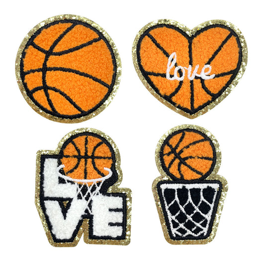 Heart Basketball Chenier Patch