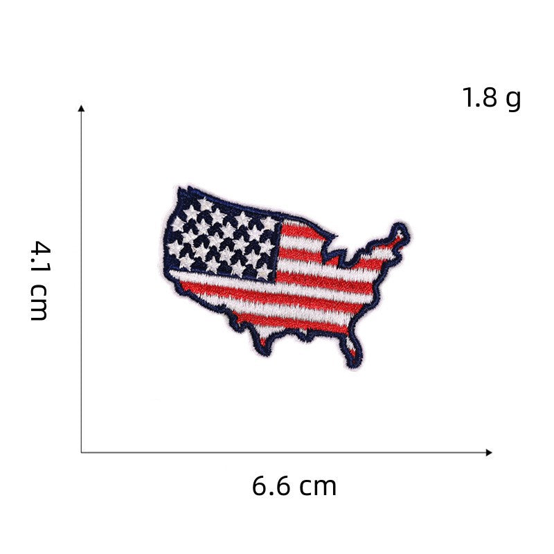 USA flag patch