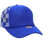 truck cap outdoor leisure visor American fashion breathable sun protection plaid baseball cap